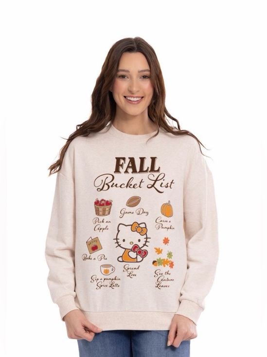 Hello Kitty Sweaters - NWT Hello Kitty Harvest Sweatshirt Oversized Size Large